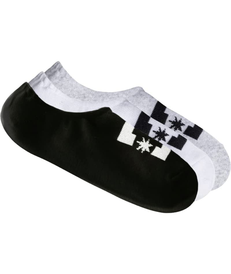 DC Men's Performance Liner 3-Pack Socks - Moisture-Wicking & Breathable for Running, Hiking & Everyday Comfort