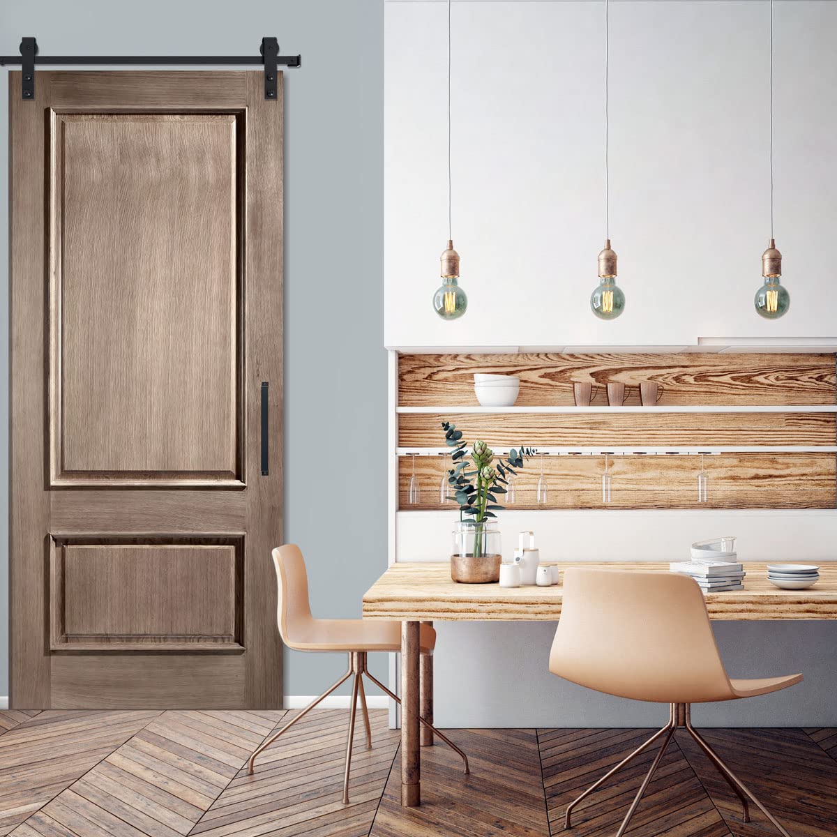 Premium Wagon Wheel Horseshoe Roller for Barn Doors - 1 3/4