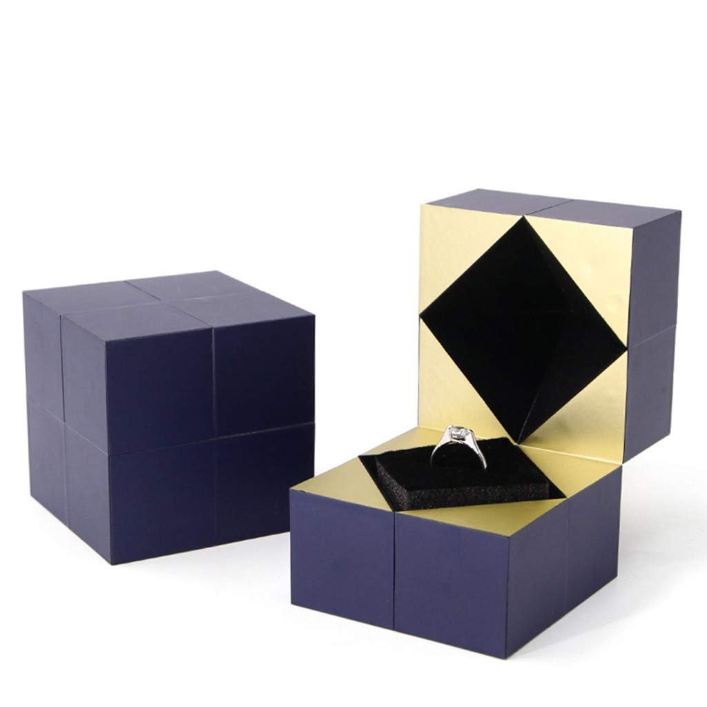 Engagement Ring Box - Creative Wedding Proposal Jewelry Gift Box for Rings, Bulk Packaging - Perfect for Proposals, Anniversaries & Special Occasions