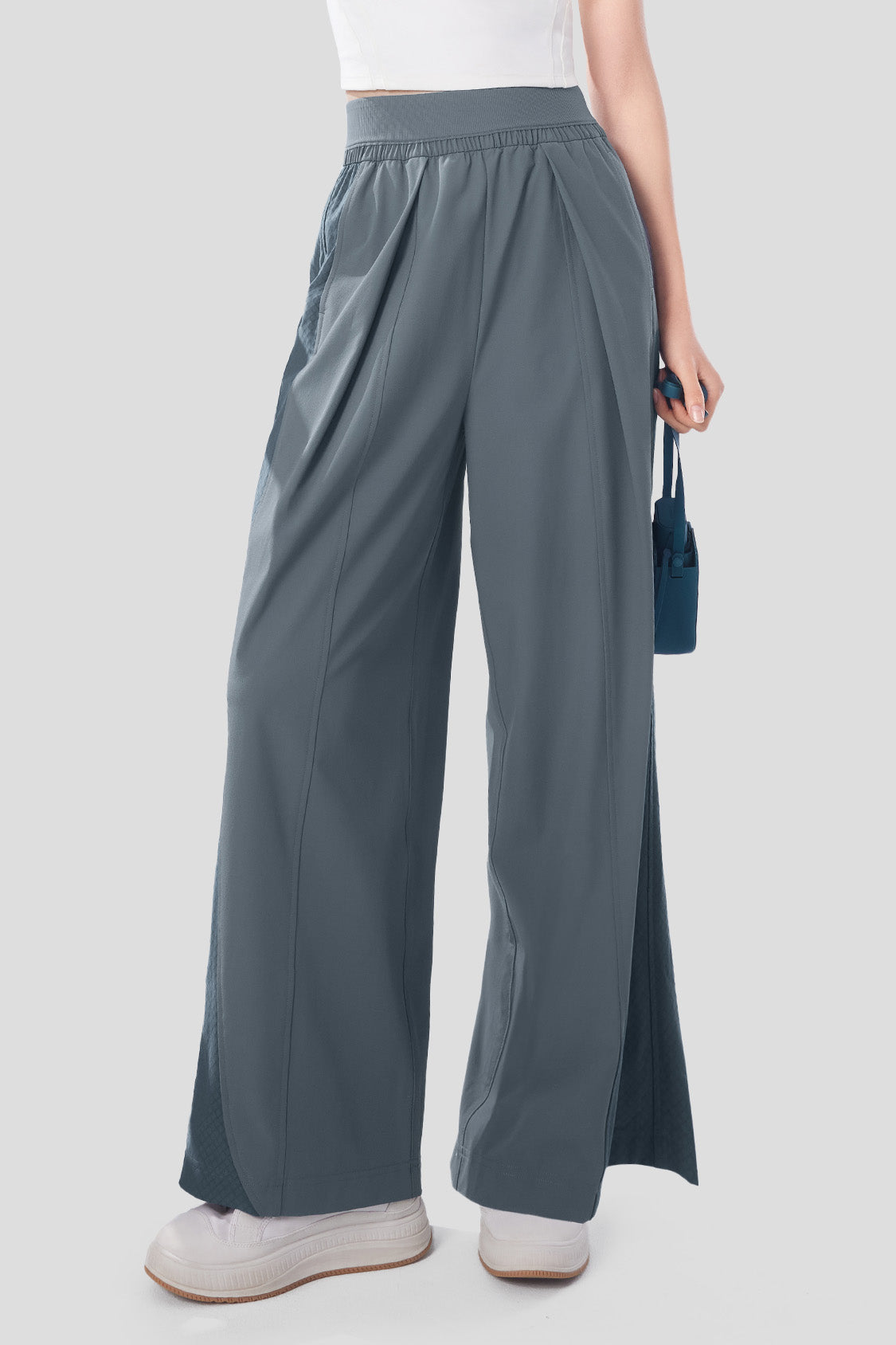Syncy Women's UPF50+ Sun Protection Pants - Breathable Wide Leg Trousers for Outdoor Activities, Hiking & Beach Vacations