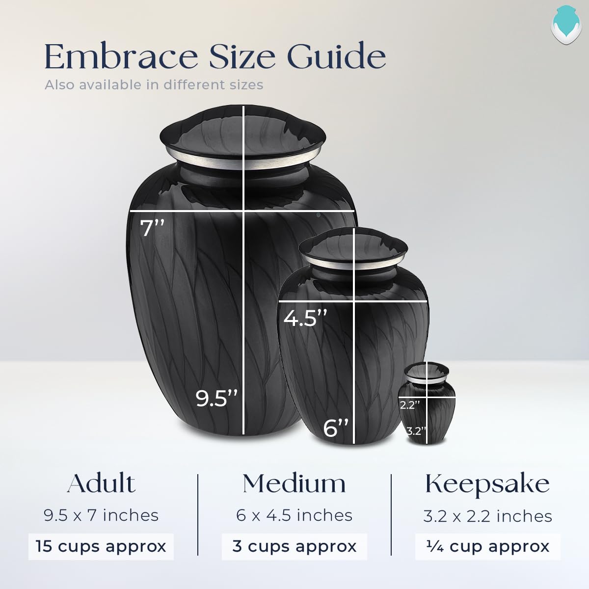 Personalized Fishing Cremation Urn for Ashes - Large Pearl Black Funeral Urn for Men & Women with Double Side Engraving - Holds 200 lbs - Perfect for Memorial Services & Home Display