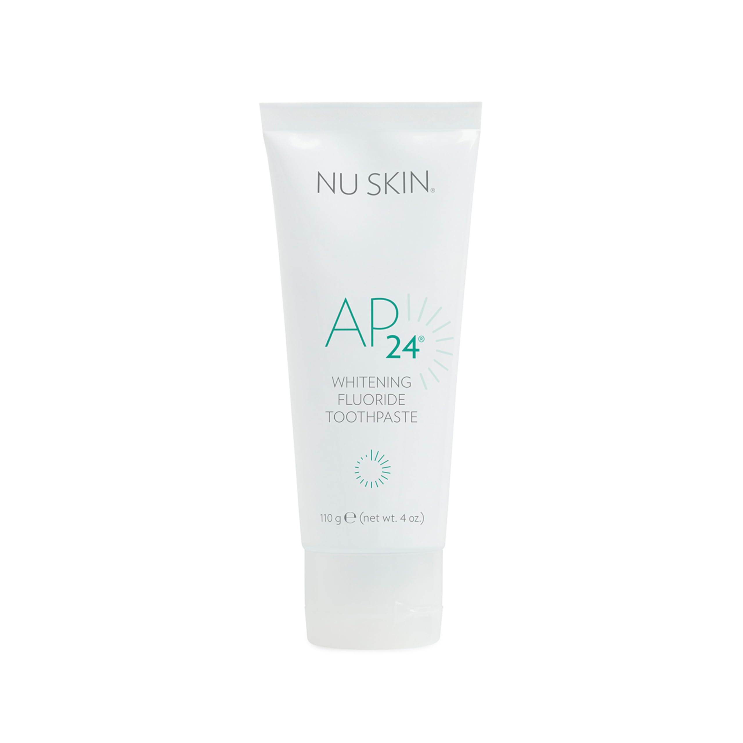 Nu Skin AP 24 Whitening Fluoride Toothpaste 4oz - Brightens & Whitens Teeth, Prevents Cavities with Vanilla Mint Flavor (1 Pack) - Perfect for Daily Oral Care & Stain Removal