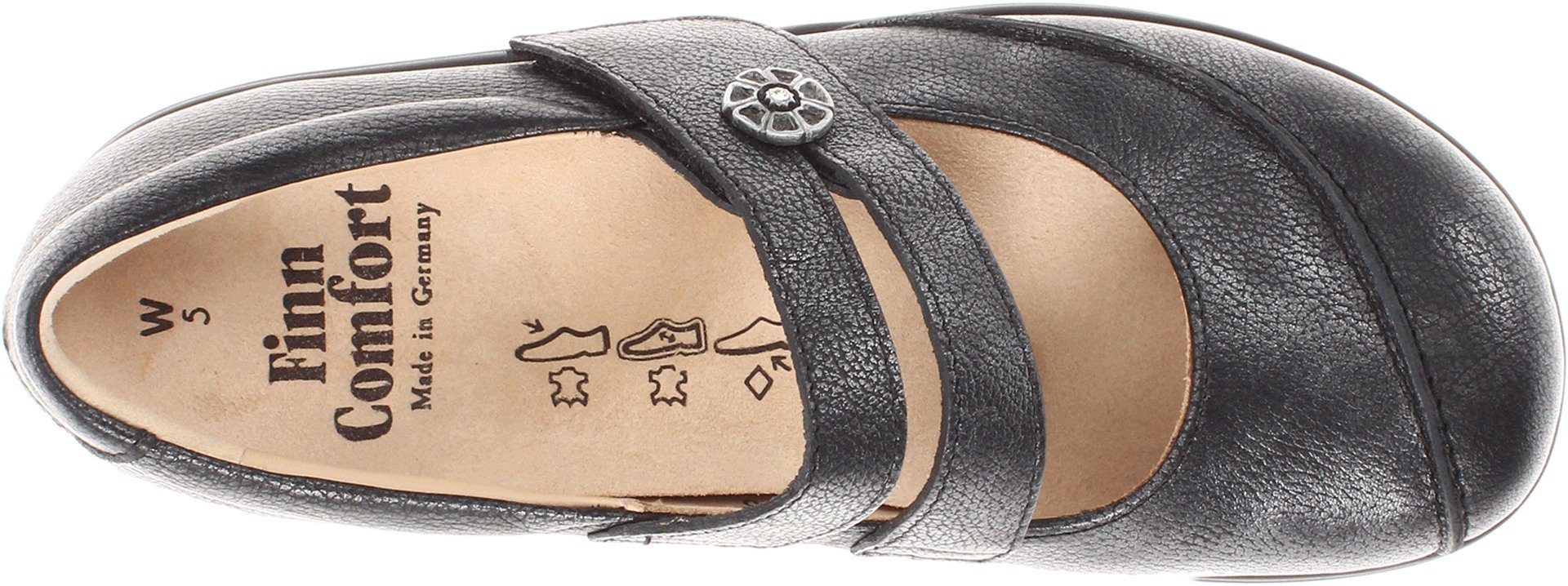 Birkenstock Women's Sacramento Sandals - Nero/Silver - Size 10 (UK Women's 7.5) | Comfortable Cork Footbed Slides for Casual Wear, Beach & Summer Outfits