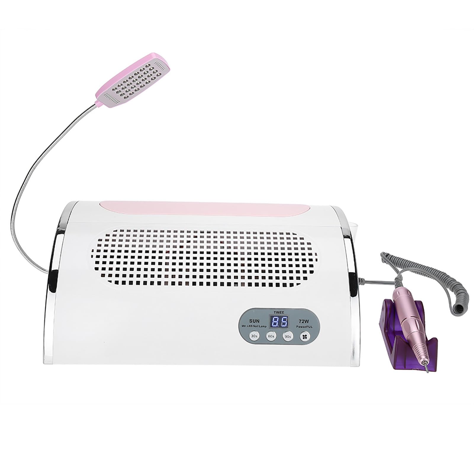 Professional Nail Drill Machine with Digital Display - 5-Speed Electric Nail File for Manicure & Pedicure | Portable Nail Art Tool with US Plug | Perfect for Salon, Home & Travel Use