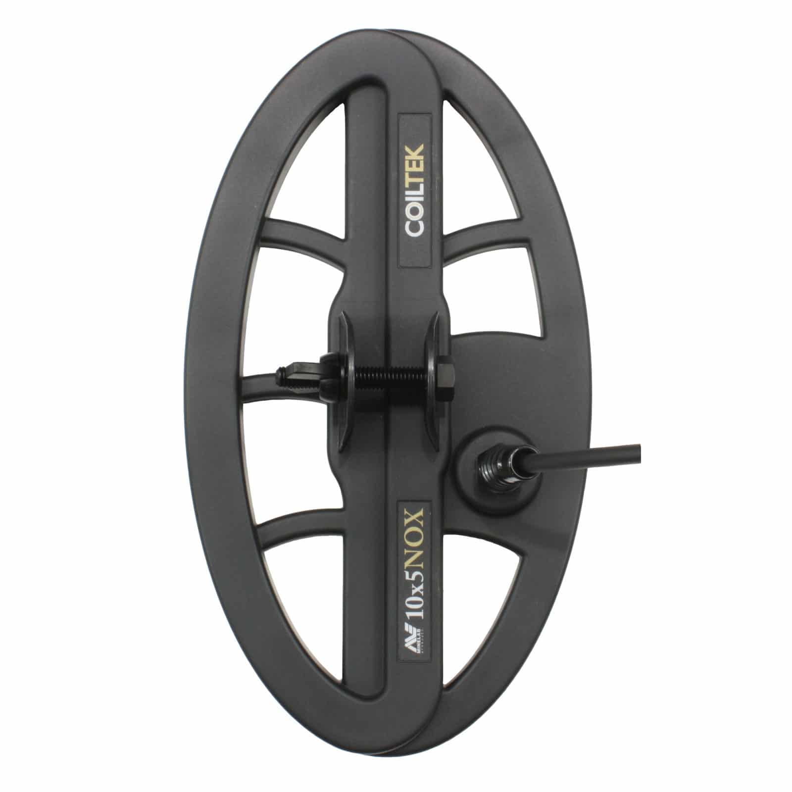 Coiltek 10 x 5 DD Waterproof Search Coil - Compatible with Minelab Equinox 600/700/800 & X-Terra Pro Metal Detectors - Perfect for Beach Hunting, Gold Prospecting & Treasure Detection