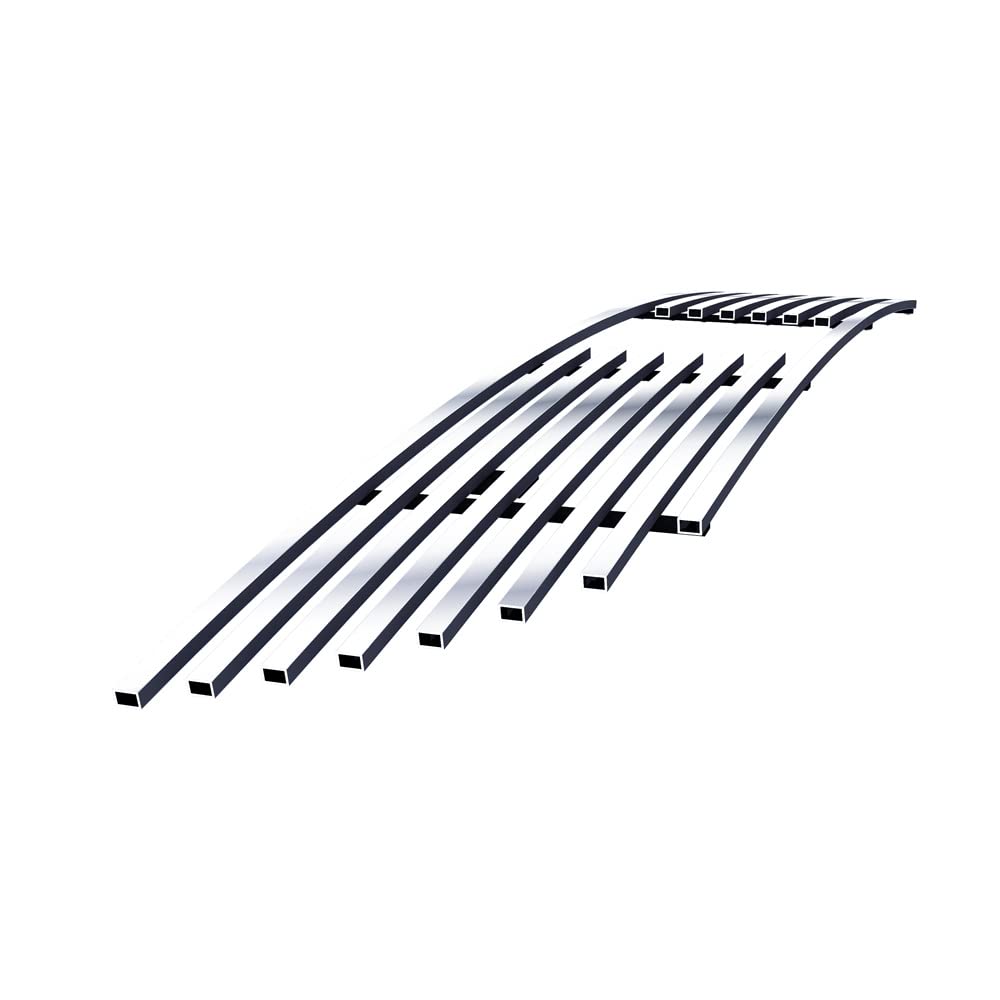 APS Compatible with Honda Accord 2013-2015 Sedan Upper Chrome Billet Front Grill Grille Insert H65916A - Upgrade Your Car's Style & Protection for Daily Driving & Show Car Events