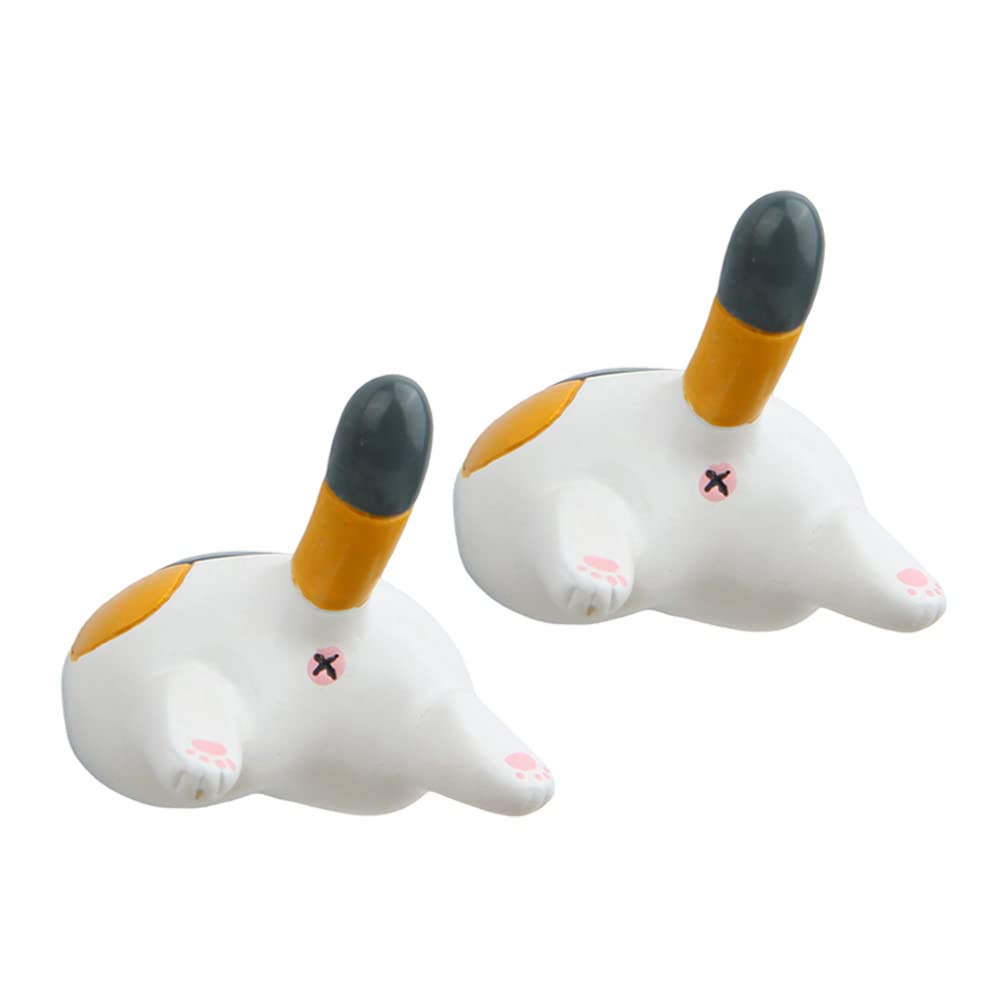 2pcs Funny Cat Butt Refrigerator Magnets - Cute Kitty Fridge Decor for Cat Lovers, Home & Office Accessories - Perfect for Kitchen, Office Desk, and Gift Ideas