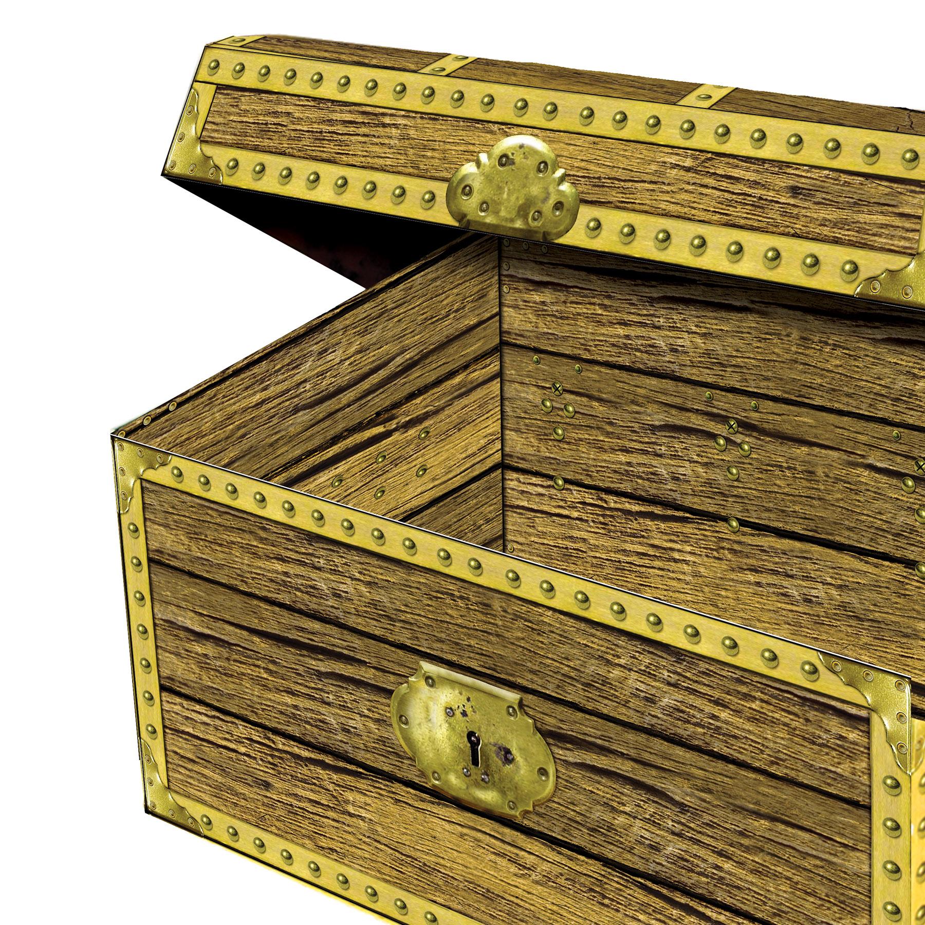12 Pack Beistle 5.5 Inch Treasure Chest Party Box - Pirate Themed Party Decorations for Kids Birthday, Halloween & Themed Events