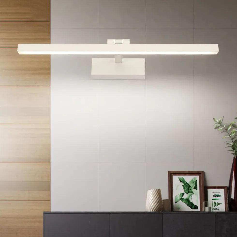Modern Minimalist Linear LED Mirror Lights - Energy-Efficient Bathroom Vanity Lighting for Home & Salon Use