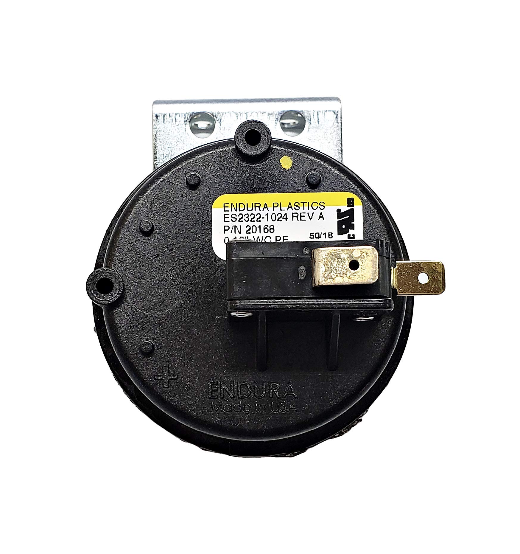 Harman & Heatilator Vacuum Pressure Differential Switch 3-20-6866 - Pellet Stove Replacement Part for Efficient Heating | Perfect for Home & Commercial Pellet Stove Maintenance