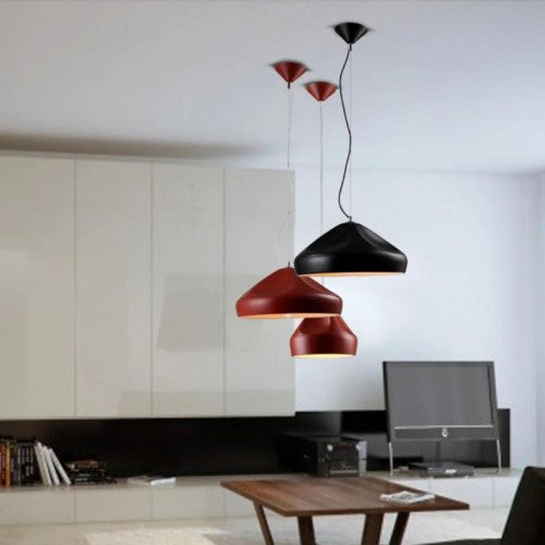 Modern Ravel Pendant Light - Elegant Glass Ceiling Lamp for Dining Room, Kitchen Island & Living Room Decor - Dimmable Hanging Light Fixture with Adjustable Height