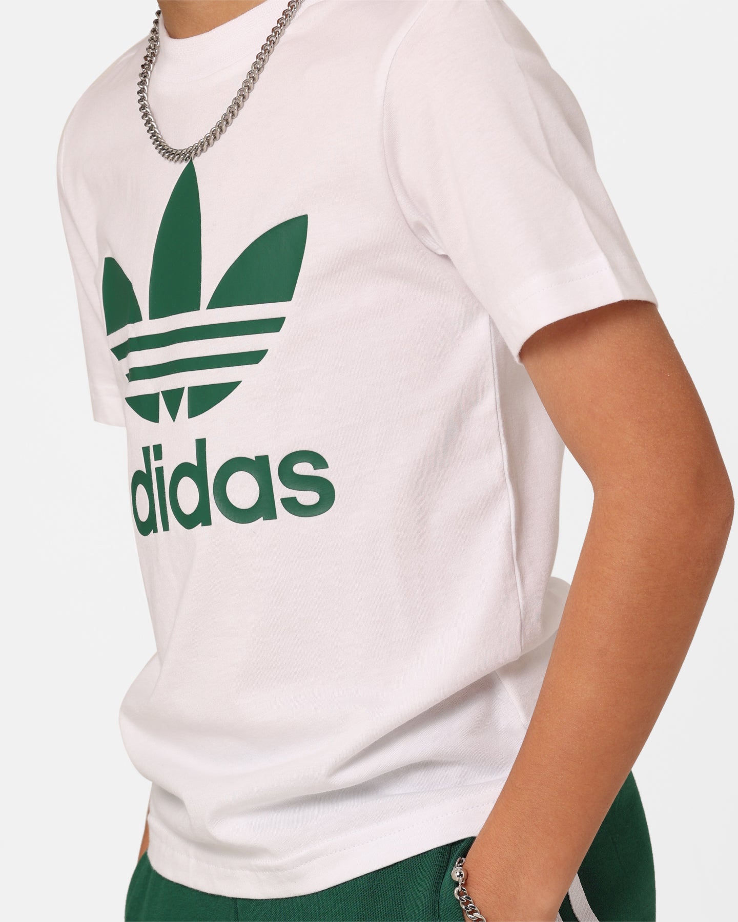 Adidas Kids' Short Sleeve T-Shirt Set - Dark Green | Comfortable Cotton Athletic Outfit for Boys & Girls | Perfect for Sports, School & Playtime