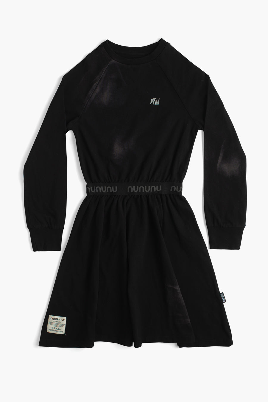 Nununu Black Dance Dress for Girls Size 8/9 - Perfect for Ballet Classes, Recitals & Special Occasions