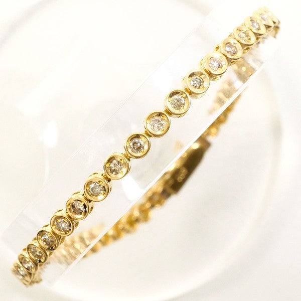 18K Yellow Gold Diamond Bracelet for Women - Elegant & Luxurious Tennis Bracelet - Perfect for Weddings, Anniversaries & Special Occasions