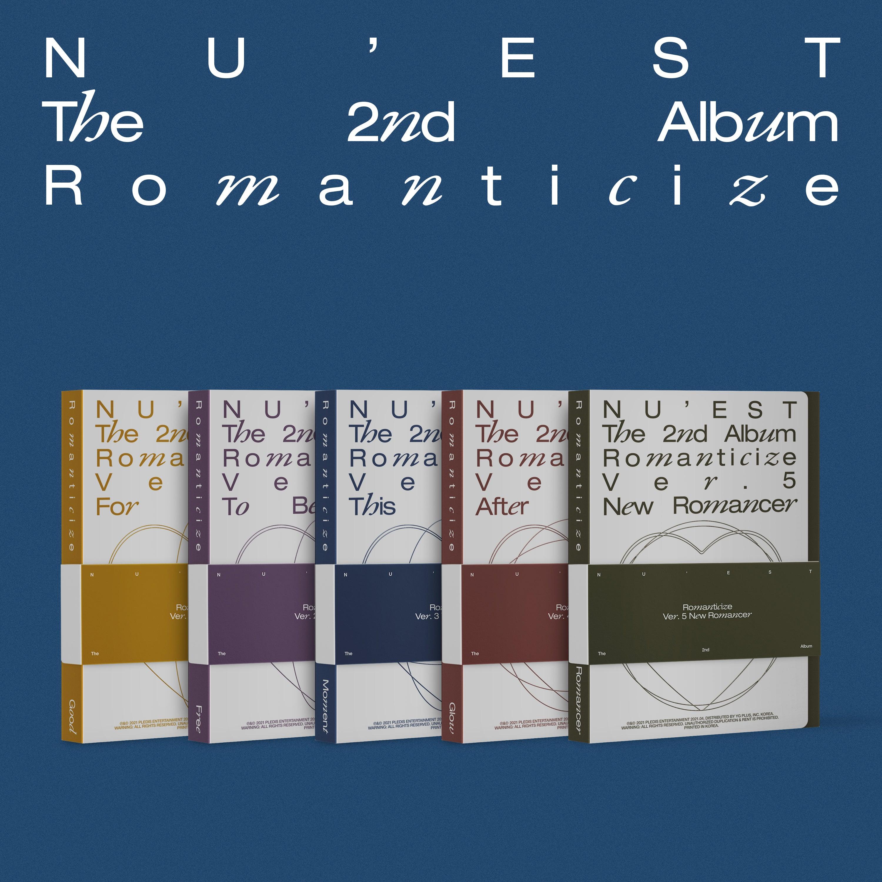 NU'EST 2ND ALBUM 'ROMANTICIZE' - K-Pop Music CD - Perfect for K-Pop Fans & Collectors | Enjoy at Home, Parties & Gifts