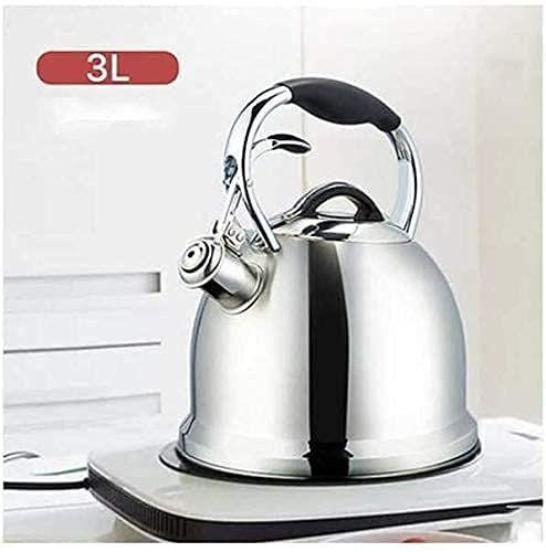 EFHJSUIR Stainless Steel Whistling Tea Kettle - Stovetop Safe for Gas & Induction Cooktops - Universal Teapot for Home, Office & Outdoor Use - Perfect for Boiling Water, Making Tea, Camping & Daily Kitchen Needs (Color Options Available)