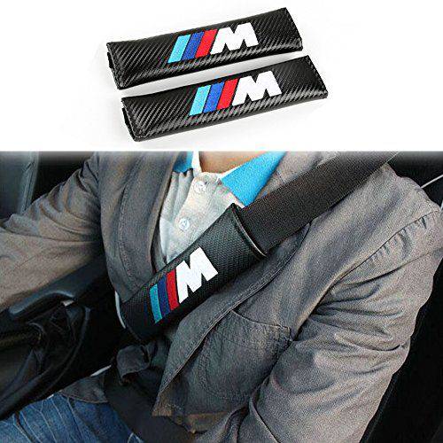 BMW M Series Seat Belt Shoulder Pad Cover Protectors - Comfortable & Durable Car Accessories for Enhanced Driving Experience - Perfect for Long Road Trips & Daily Commutes