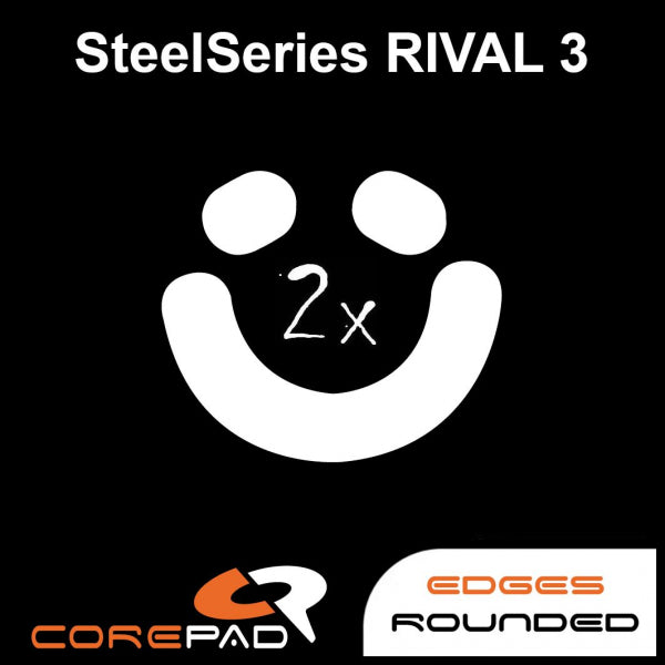Corepad Skatez Mouse Feet for Steelseries Rival 3 - Smooth Gliding Precision for Gaming & Esports Performance