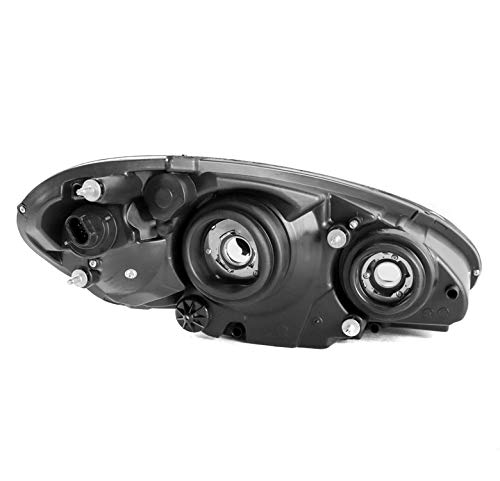 2006-2010 Chrysler PT Cruiser Replacement Black Headlights with 6.25