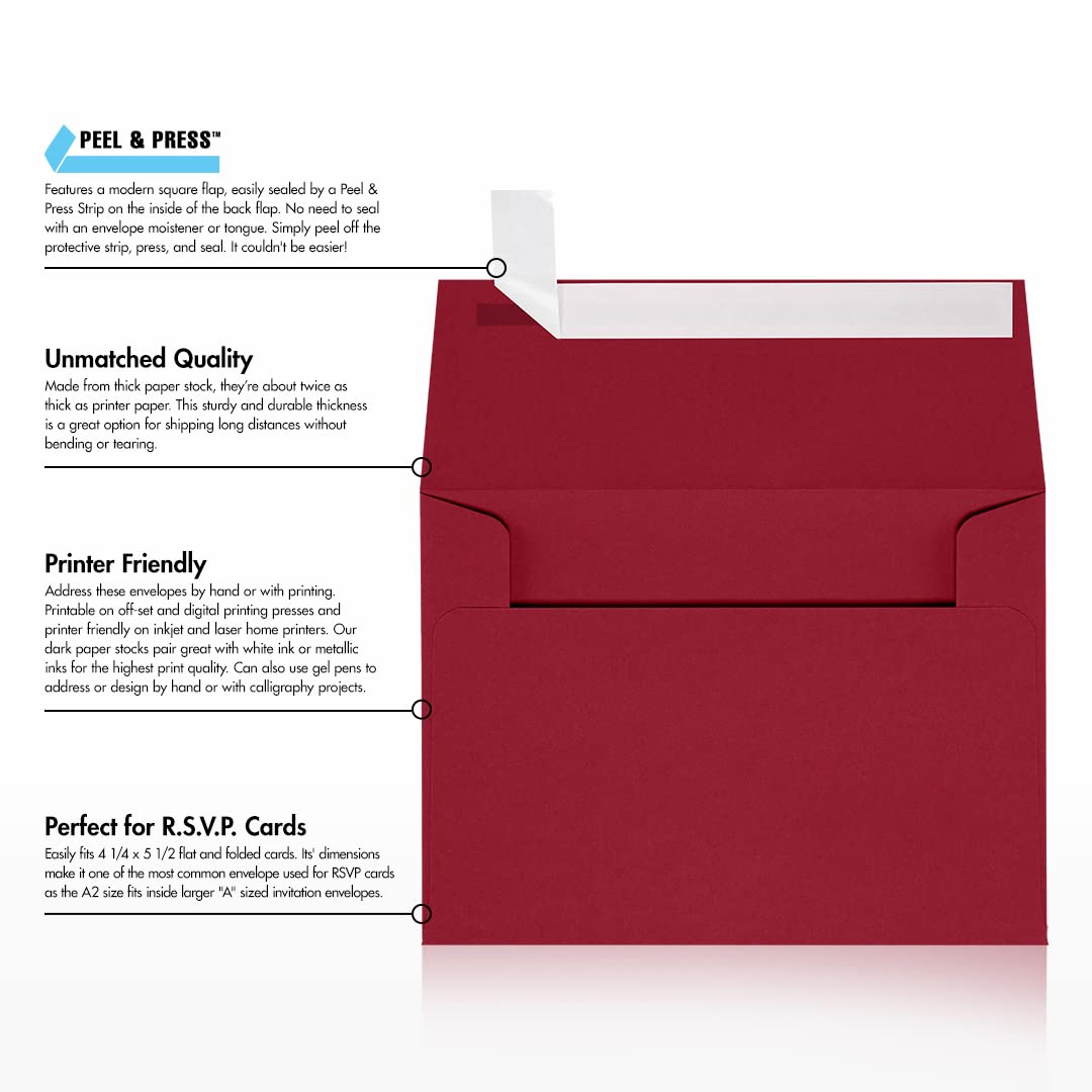 Premium A2 Invitation Envelopes 4 3/8