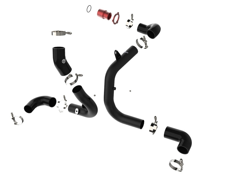aFe 15-20 VW GTI Performance Charge Pipe Kit - High Flow Aluminum Intercooler Pipes for Turbocharged Engines - Perfect for Street Racing & Performance Upgrades