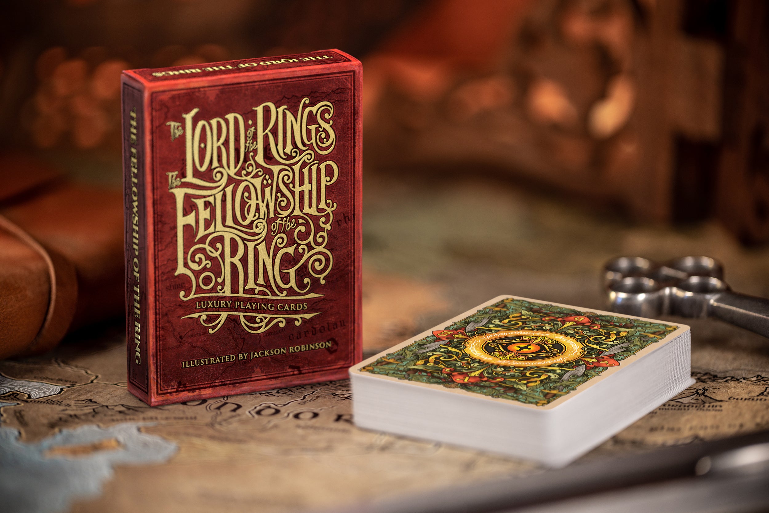 The Fellowship of the Ring™ Playing Cards - Premium Lord of The Rings Poker Cards Set for Game Nights, Collectors & Fantasy Fans