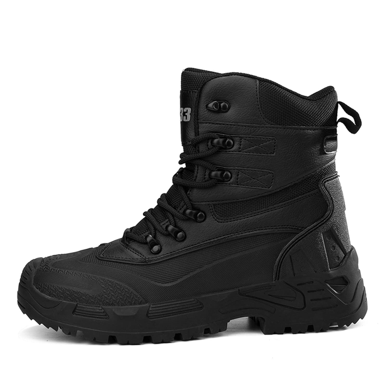 **Men's Waterproof Hiking Boots - Lightweight Non-Slip Winter Motorcycle & Trekking Shoes for Outdoor, Mountain & Safety Use**    *(Perfect for Hiking, Motorcycle Riding, Winter Trekking & Outdoor Adventures)*