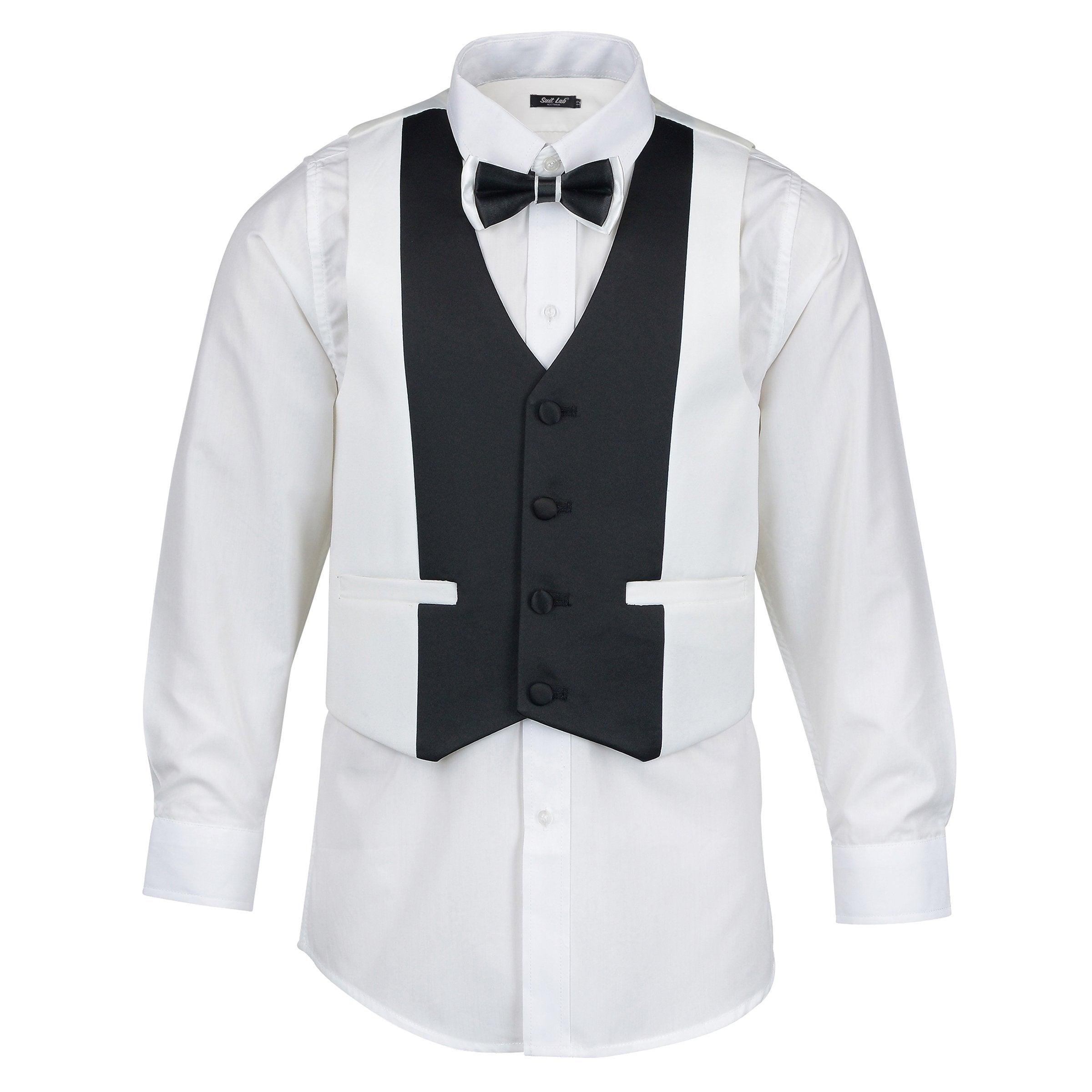 Stylish Boys Off White 4-Piece Waistcoat Set | Formal Vest Outfit for Weddings & Special Occasions | Perfect for Pageants, Photoshoots & Family Events