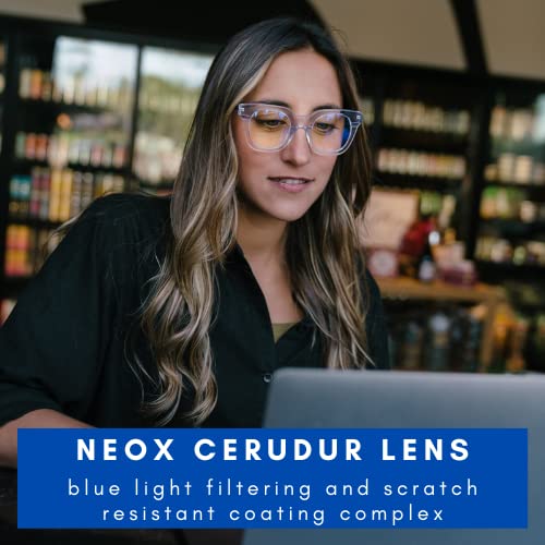 Lucinda Blue Light Blocking Glasses for Women & Men - Computer & Reading Protection for Digital Eye Strain