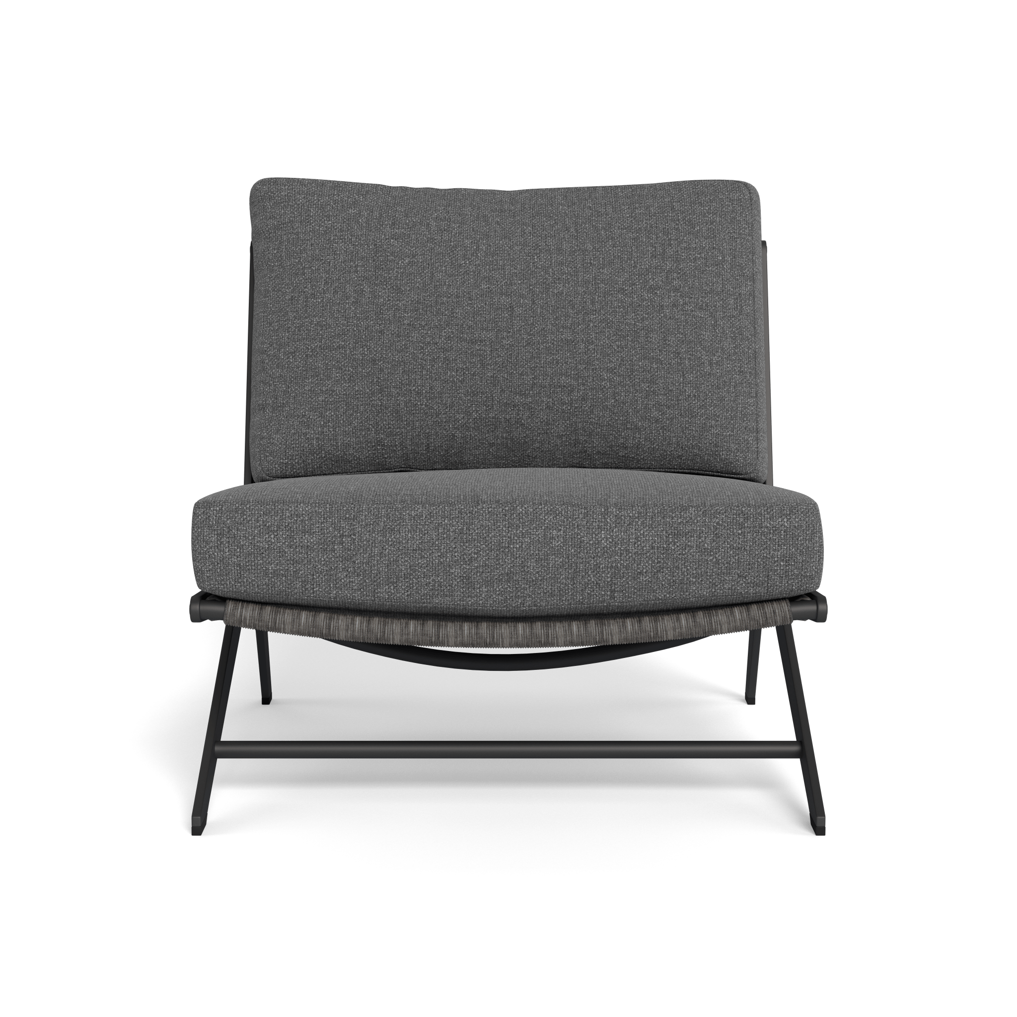 Loop Easy Chair - Modern Ergonomic Lounge Chair for Living Room, Bedroom & Office - Comfortable Reading & Relaxation Chair with Sturdy Metal Frame