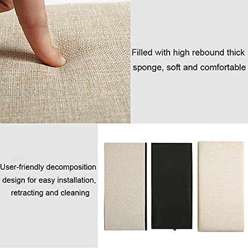 CHEWYNP Rectangular Storage Footstool - Foldable Ottoman with Seat for Adults, Multi-Purpose Storage Box & Footrest - Perfect for Living Room, Bedroom, or Office (Beige)