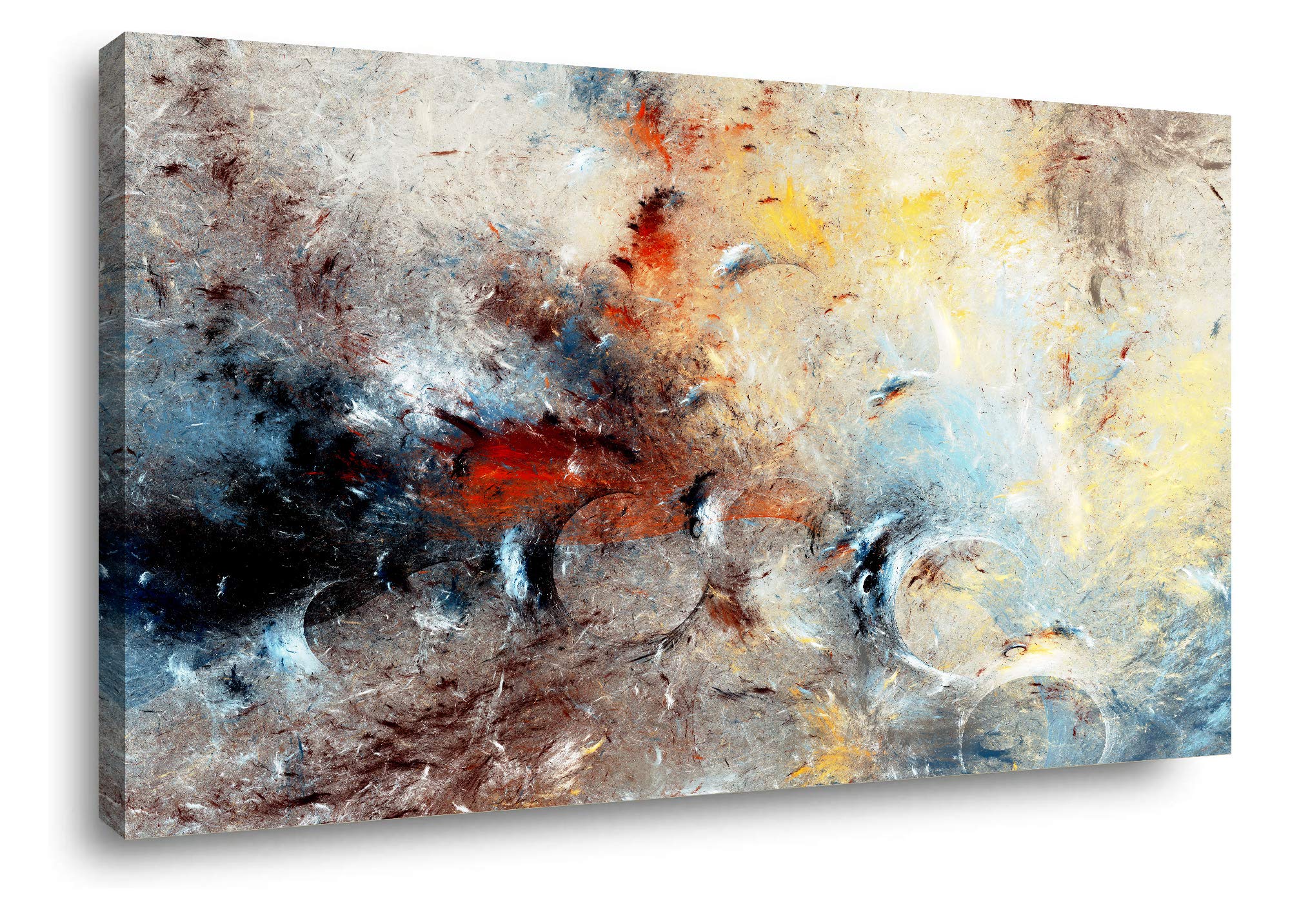 Abstract Canvas Wall Art Decor - Large 24x48 Inch Framed Painting for Bedroom, Living Room, Bathroom & Office - Modern Home Decor for Walls - Perfect for Creating Stylish & Relaxing Atmospheres