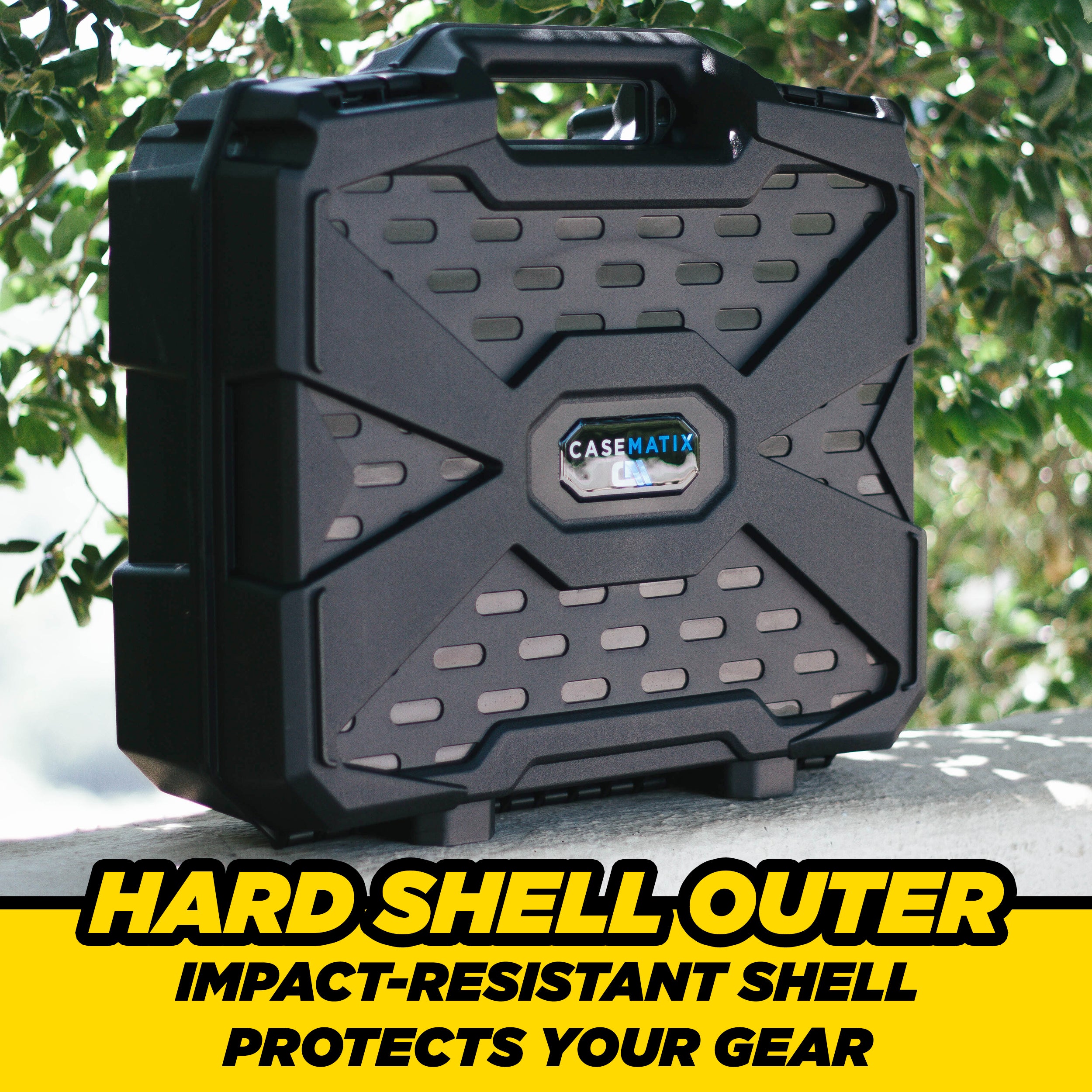 CASEMATIX Hard Shell Travel Case for Starlink Mini Dish Satellite Router & Accessories - Customizable Dual Layer Foam Protection - Perfect for Camping, RV Trips & Outdoor Adventures