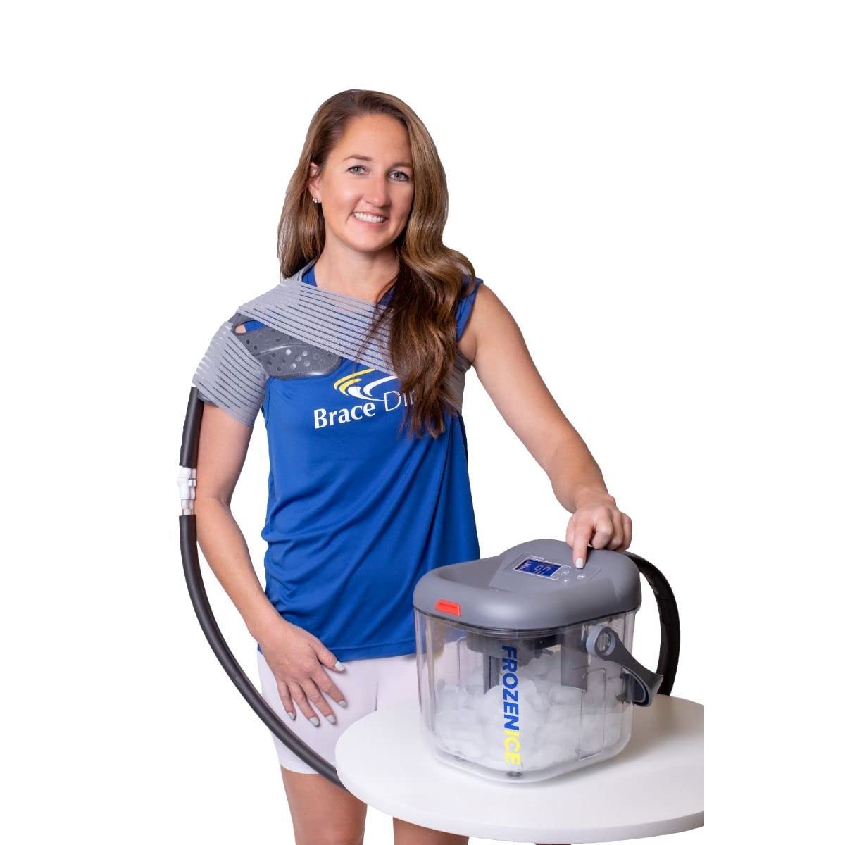 Frozen Ice Circulation Therapy Machine for Shoulder, Knee, Ankle & Back Pain Relief - Post Surgery Recovery, Cryotherapy for Joint Pain, Sore Muscles & Inflammation - Ideal for Athletes, Post-Workout Recovery & Tendonitis Treatment