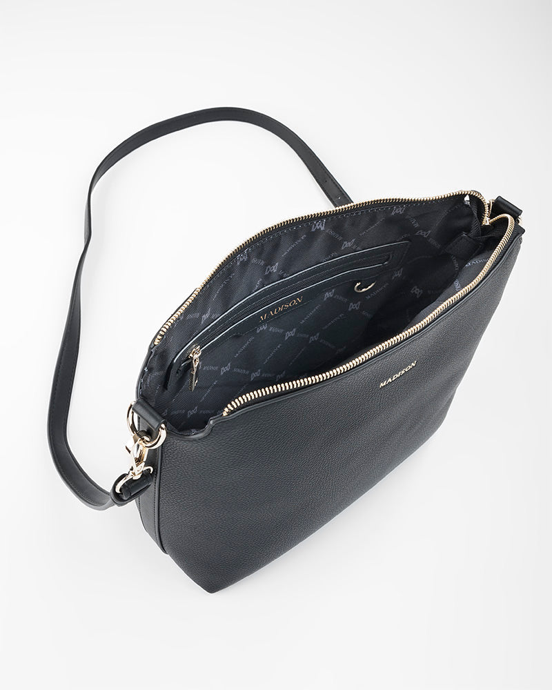 4 in 1 Reversible Tote Bag, Crossbody Purse & Zippered Wallet - Stylish Convertible Handbag for Women, Work, Travel & Everyday Use