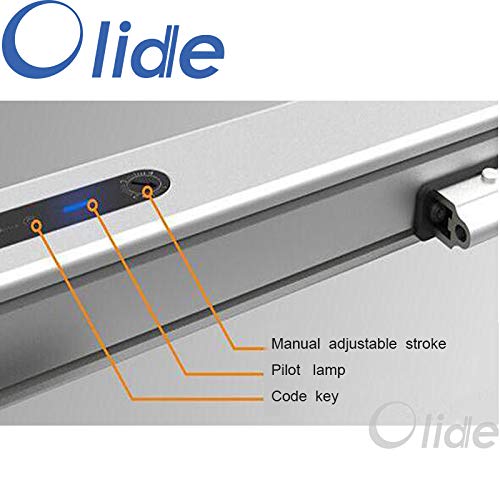 Olideauto 24V Electric Window Closer & Opener - DC24V/AC110V Motorized Window Actuator with Built-in Receiver & Adjustable Stroke (3.93-15.74 Inch) - Perfect for Smart Homes, Offices, and Automatic Window Systems