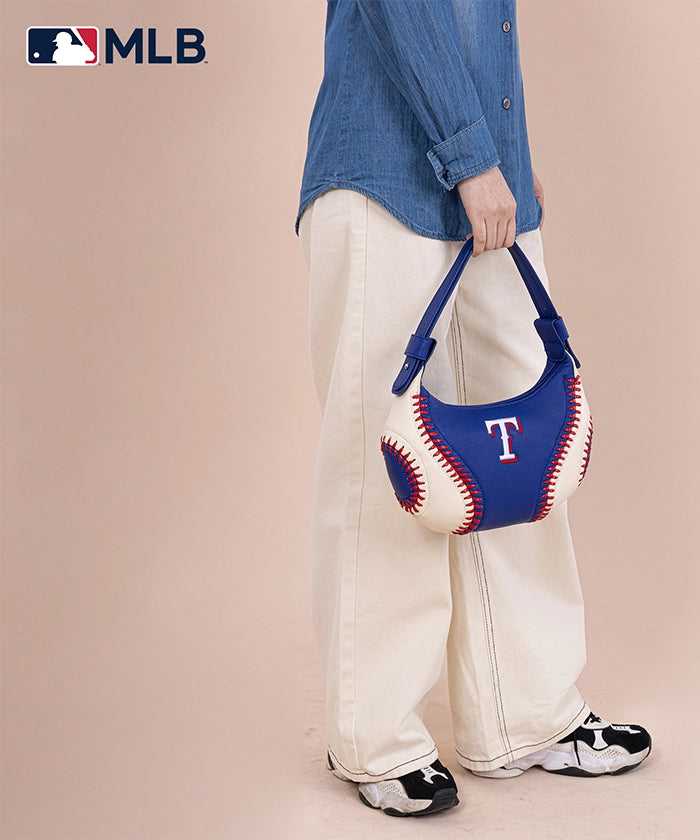 MLB Texas Rangers Team Hobo Bag - Stylish Crossbody Shoulder Bag for Women & Men - Perfect for Baseball Games, Travel & Everyday Use