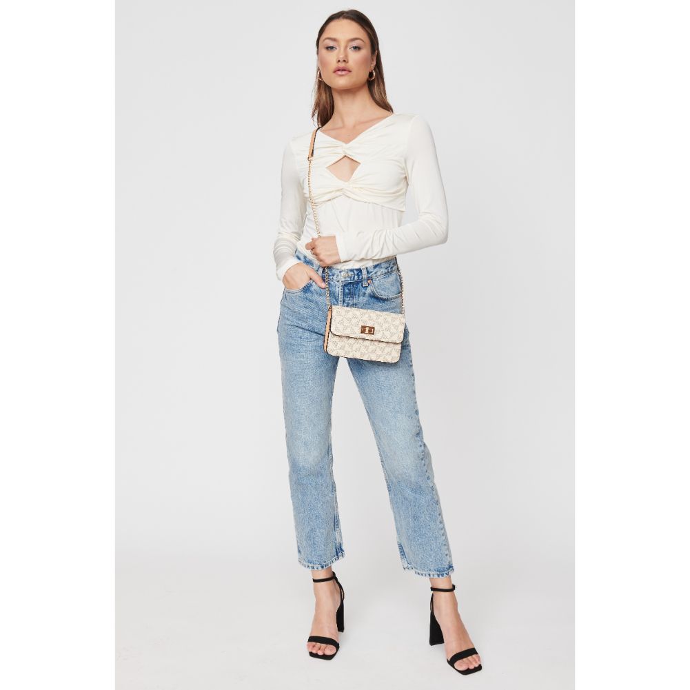 Stylish Geometric Print Crossbody Bag for Women - Trendy Shoulder Purse with Adjustable Strap - Perfect for Work, Travel & Everyday Use