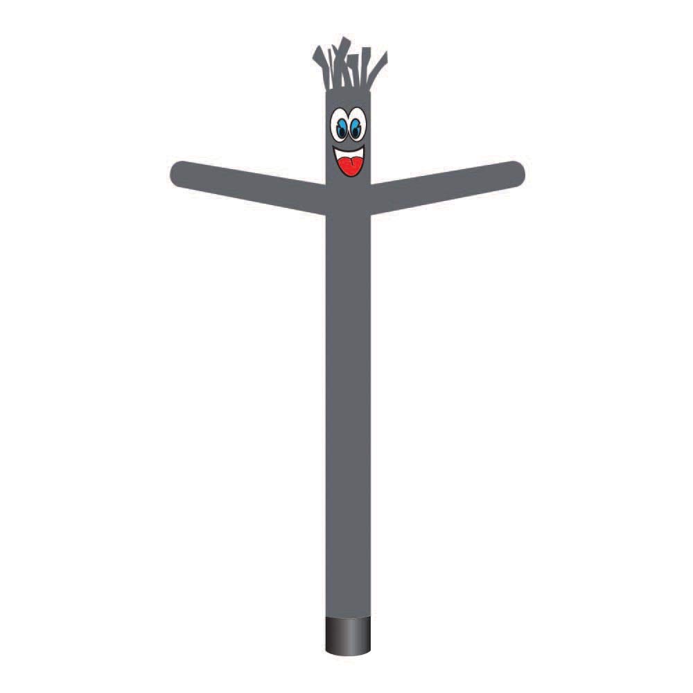 20ft Inflatable Tube Man Air Dancer with 1HP 2-Speed Blower - Cool Grey Wacky Waving Inflatable Arm Flailing Tube Man for Car Dealerships, Grand Openings, and Outdoor Advertising