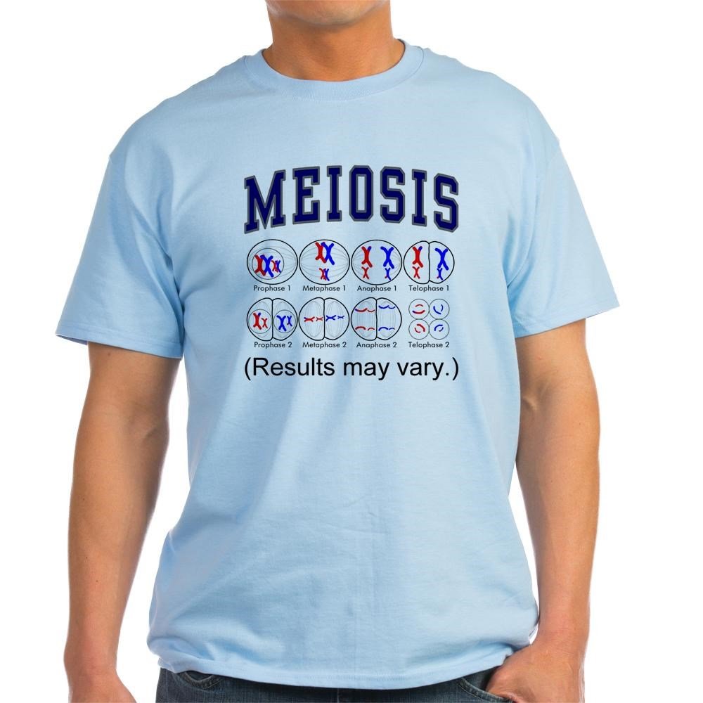 Meiosis Science T-Shirt - 100% Cotton Comfortable White Tee for Biology Students & Teachers | Perfect for Class, Lab & Science Events