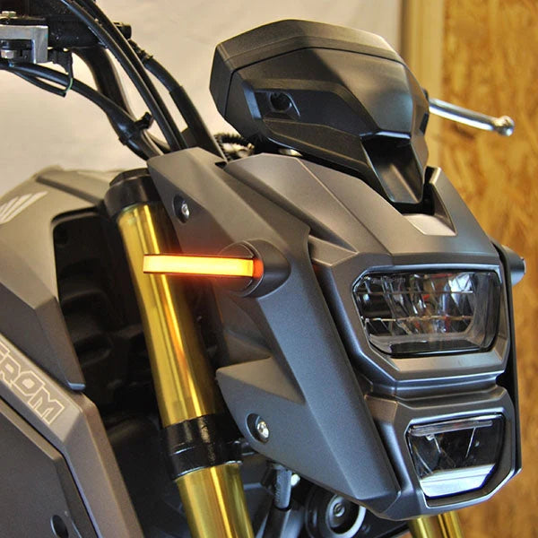 Honda Grom Front Turn Signals for 2013-2020 Models - LED Motorcycle Indicators for Enhanced Visibility & Safety - Perfect for Urban Commuting & Street Riding