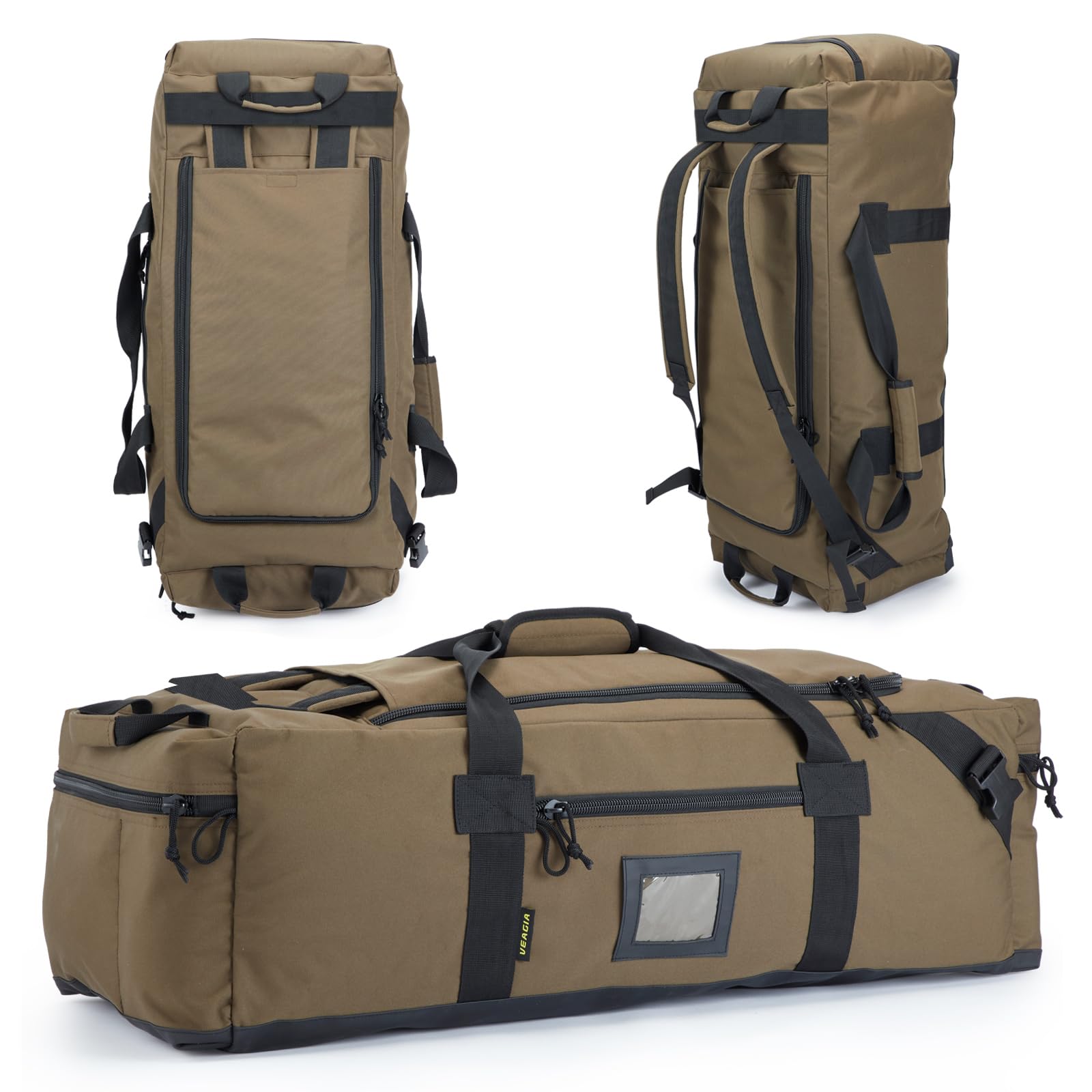 86L Large Waterproof Duffel Bag for Travel, Gym & Sports - Durable Polyester with Hidden Straps & Shoe Compartment - Perfect Carry-On Luggage for Men & Women - Ideal for Weekend Trips, Workouts & Outdoor Adventures