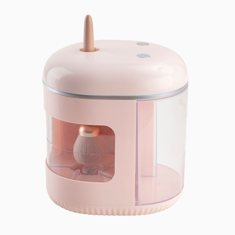 Electric Automatic Makeup Brush Cleaner with Shake Dry & UV Disinfection - Perfect for Home Salon & Professional Makeup Artists