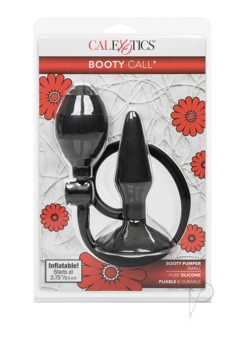 Premium Silicone Booty Pumper Butt Plug - Small Size, Black - Enhance Your Workout & Intimate Moments