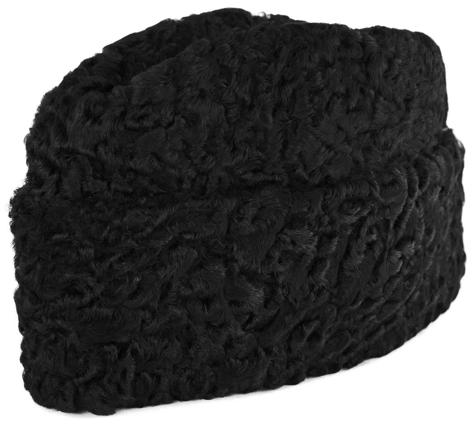 Men's Persian Lamb Ambassador Hat - Premium Wool Winter Cap for Cold Weather - Perfect for Outdoor Activities, Travel, and Fashion