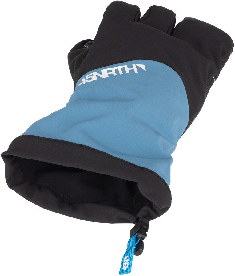 45NRTH 2023 Sturmfist 4 Winter Gloves - Slate Gray Lobster Style, Large Size for Extreme Cold Weather Cycling & Snowmobiling