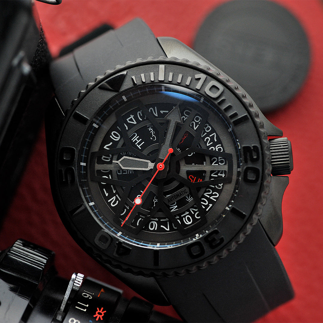 Black Pearl Special Custom Watch - Luxury Handcrafted Timepiece for Men & Women - Perfect for Formal Events, Business Meetings & Gift Giving