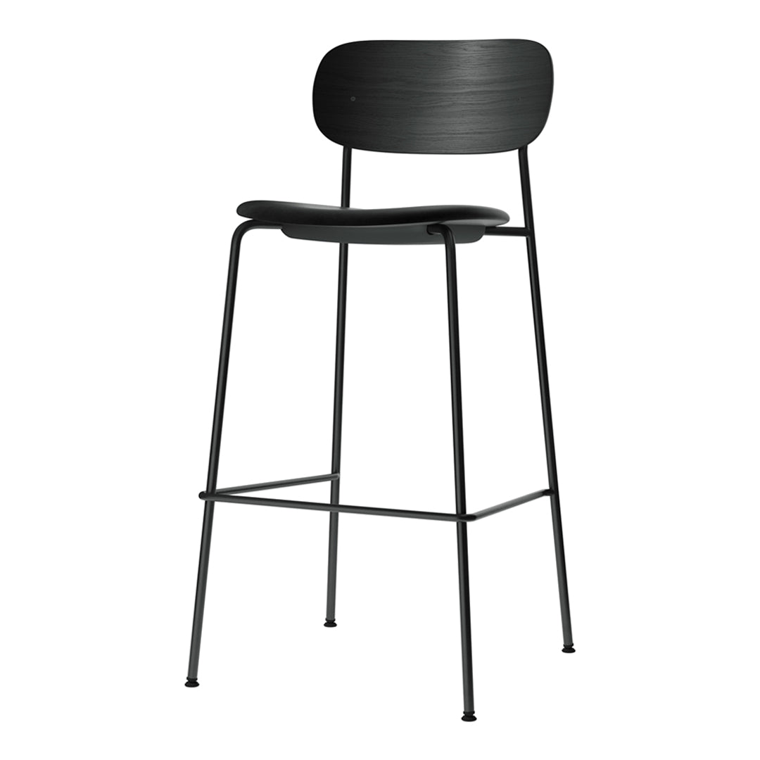 Co Bar Chair with Upholstered Seat - Modern Counter Height Stool for Kitchen Island, Bar, and Dining Room - Comfortable & Stylish Seating Solution
