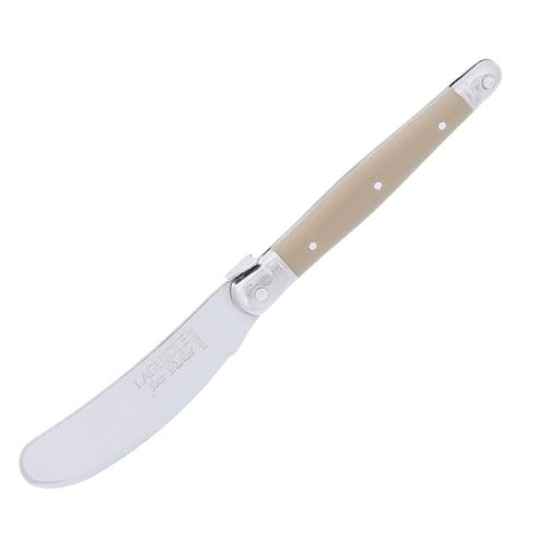 Premium Jean Dubost Laguiole Cheese Knife Set - Stainless Steel Cheese Spreaders for Brie, Camembert & Soft Cheeses - Perfect for Wine Parties, Charcuterie Boards & Gourmet Gifts