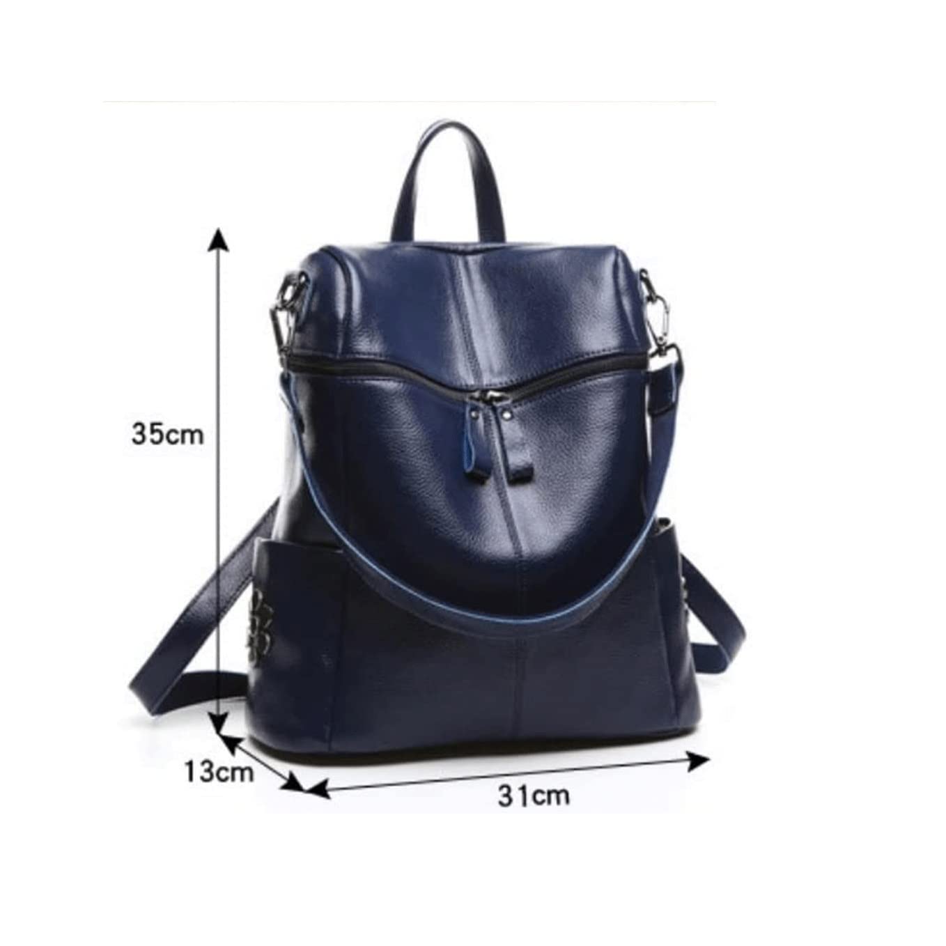 Stylish Women's Casual Daypacks & Genuine Leather Handbags - Fashion Backpacks, Purses & Wallets for Everyday Use (Red) - Perfect for Work, Travel & Shopping